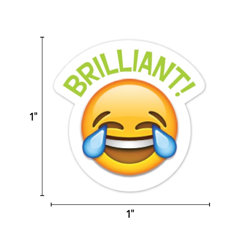 Creative Teaching Press CTP Emoji Fun Rewards Stickers, Emoji Stickers for Students, Set of 75, 1â€ x 1â€ Each (Creative Teaching Press 4143) - Image 3